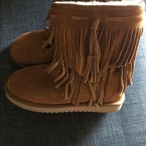 Fringe Koolaburra boots by Ugg